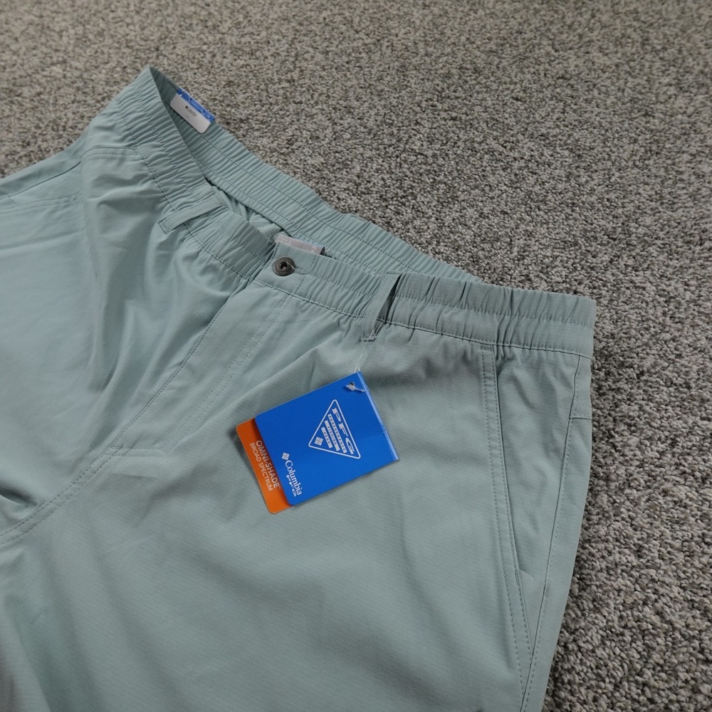 NEW Columbia Shorts Mens XL Blue PFG‎ Uncharted Omni Shade Fishing Outdoor Hike - Picture 10 of 16